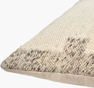 Surya Deccan Traps Accent Pillow - Luxurious 18"L X 18"W Cotton-wool Blend For Elegant Home Decor Upgrade Ivory Wool,Cotton,Cotton Dtp006-3636