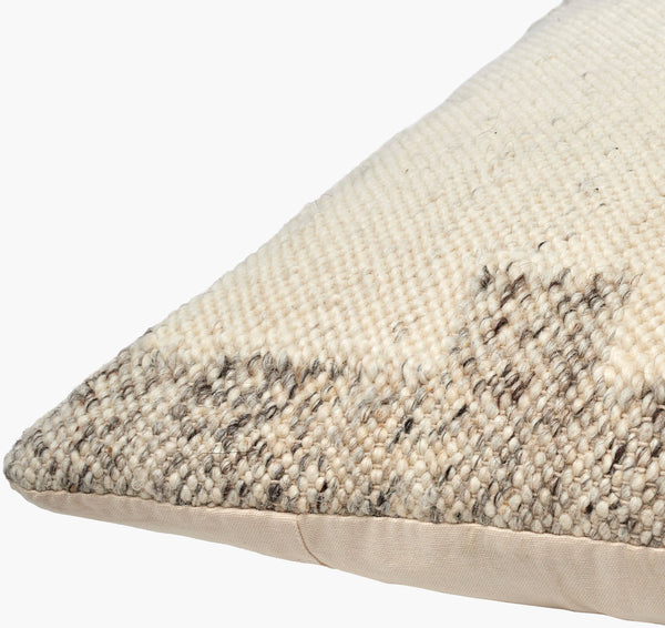 Surya Deccan Traps Accent Pillow - Luxurious 18"L X 18"W Cotton-wool Blend For Elegant Home Decor Upgrade Ivory Wool,Cotton,Cotton Dtp006-3636