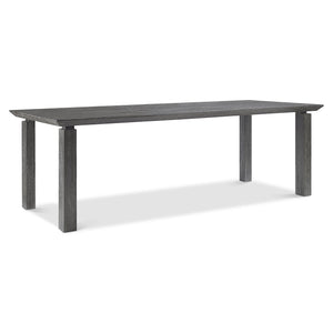 Bernhardt Bernhardt Menton 90" Rustic Modern Dining Table With Floating Beveled Top & Notched Block Legs 352220