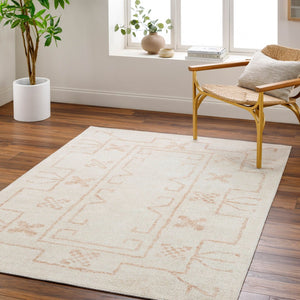 Livabliss Downtown Machine Woven Polyester Runner Rug for Hallways Entryways and High Traffic Areas Light Beige, Cr 2'7" x 7'3" DTW2325-2773