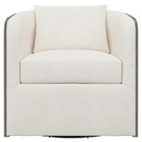 Bernhardt Eliot Fabric Swivel Chair 5558-000 White N6813S_5558-000 Bernhardt