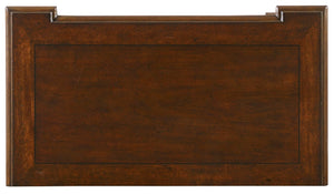 Hooker Furniture Leesburg Mahogany Nightstand With 3 Drawers, Antique-Brass Hardware, Integrated Outlets & Cord Management 5381-90016