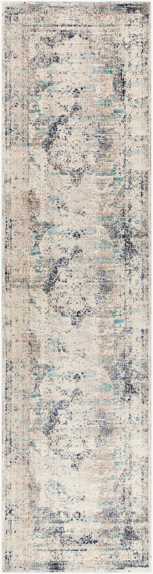 Livabliss Dublin Machine Woven Polypropylene Runner Rug for Hallways and High Traffic Entryways Medium Gray, Gr 2'9" x 10'2" DUB2304-29103