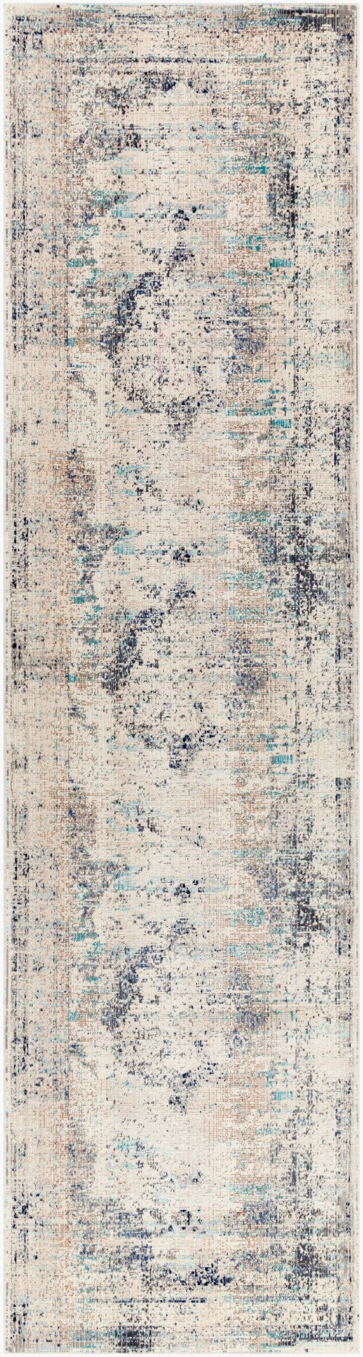 Livabliss Dublin Machine Woven Polypropylene Runner Rug for Hallways and High Traffic Entryways Medium Gray, Gr 2'9" x 10'2" DUB2304-29103