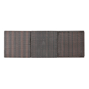 English Elm Christopher Knight Home® - JAMAICA Rattan Chaise Lounge Brown Polyethylene Wicker Iron Frame Multi-Brown Finish Durable Outdoor Patio Seat 76.6"D 62575.00WTC