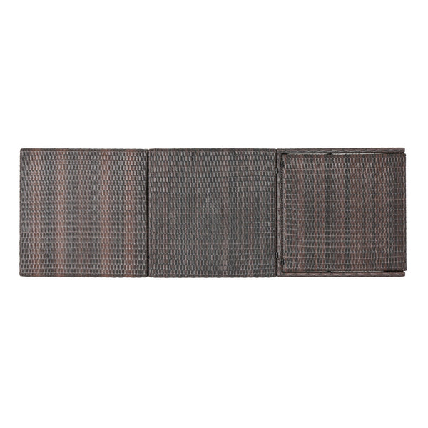 English Elm Christopher Knight Home® - JAMAICA Rattan Chaise Lounge Brown Polyethylene Wicker Iron Frame Multi-Brown Finish Durable Outdoor Patio Seat 76.6"D 62575.00WTC