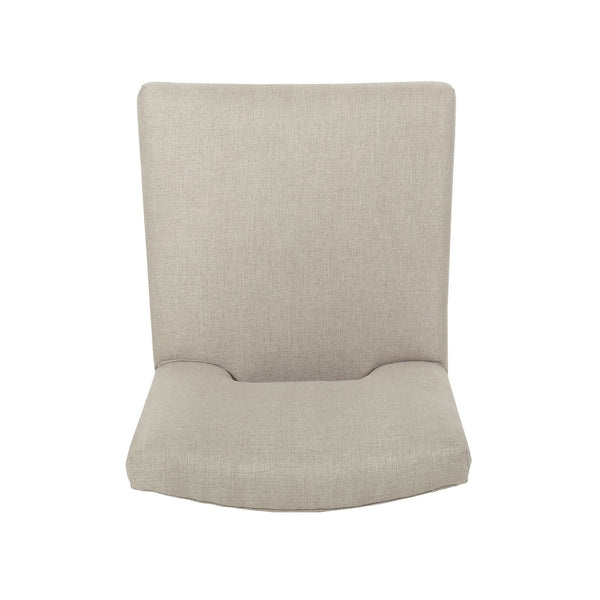 English Elm Christopher Knight Home® - 31 Inch Counter Stools Set of 2 Wheat Fabric Upholstered, Breathable L-Shaped Backrest, Modern Comfort 73531.00WHEAT