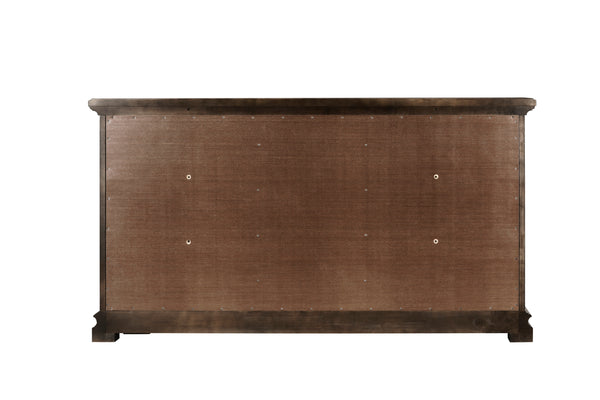 A.R.T. Furniture Vintage Salvage Wren Dresser - Exquisite Walnut Finish, Parawood Solids, Timeless Traditional Elegance Brown, Brown Material, Parawood Solids 231131-2812