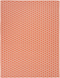 Nourison Reversible Indoor Outdoor RVB01 Machine Made Loom-woven Borderless Design Indoor/Outdoor Modern Outdoor Rug Coral, Coral 89% Polypropylene,11% Polyester 99446974198