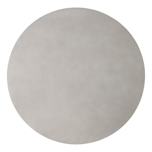 VIG Furniture Duncan Modern Round Dining Table With Grey Faux Concrete Top & Light Walnut Pedestal, Seats 6 VGMC-GF-1C008