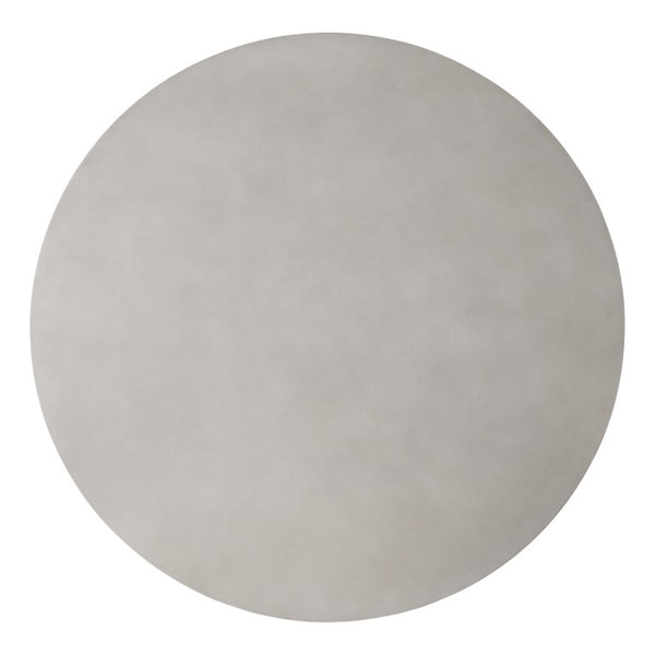VIG Furniture Duncan Modern Round Dining Table With Grey Faux Concrete Top & Light Walnut Pedestal, Seats 6 VGMC-GF-1C008