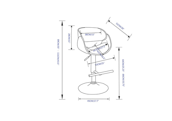 English Elm Amery Mid Century Modern Adjustable Swivel Bar Stool with Walnut Veneer Bentwood Frame & Gas Lift Dark Gray B136P158314