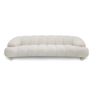 VIG Furniture Divani Casa Duran - Contemporary White Fabric 4-Seater Sofa VGOD-ZW-23002A-SOFA-WHT