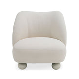 VIG Furniture Divani Casa Duran - Contemporary White Fabric Accent Chair VGOD-ZW-23056-WHT