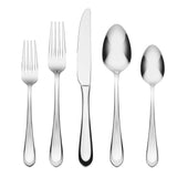 Lenox Hampton Forge Alessi Mirror 20 Piece Everyday Flatware Set, Service for 4 Metallic, STAINLESS METAL 895329