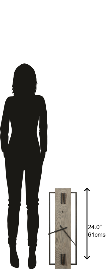 Hekman Furniture 625740 Harwood I Wall Clock - Oversized Modern Design With Coastal-inspired Elegance For Any Room Seaside Grey Harwood Wall Clock 625740