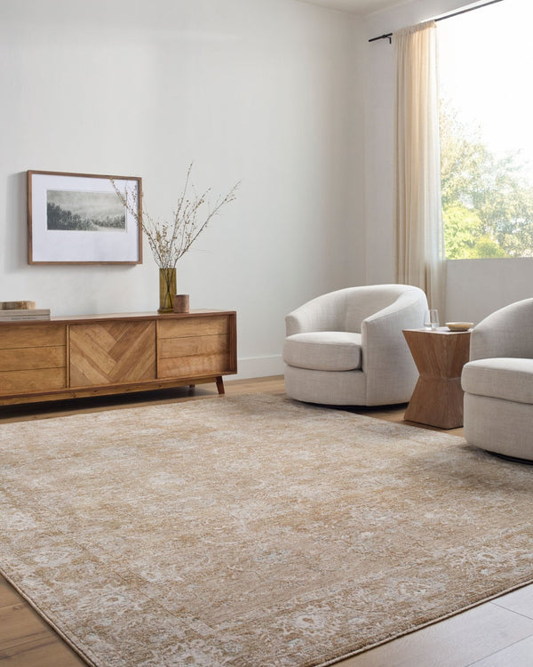 Livabliss Da Vinci Traditional Polyester Area Rug with Fringe Border for Living Dining Rooms Cream, Tan 5' x 7'5" DVC2301-575