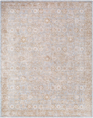 Livabliss Da Vinci Machine Woven Polyester Area Rug with Fringe Traditional Pattern for Large Rooms Cream, Tan 7'10" x 10'2" DVC2303-710102