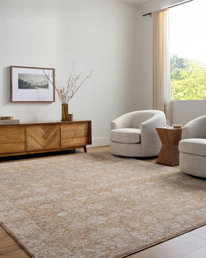 Livabliss Da Vinci Traditional Motif Polyester Area Rug Woven in Turkey with Fringe Detailing Cream, Blue 6'7" x 9'6" DVC2305-6796