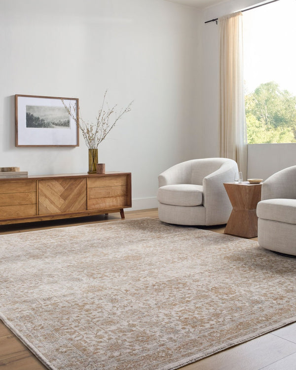 Livabliss Da Vinci Traditional Polyester Area Rug with Fringe Border for Large Living Spaces Cream, Tan 2'7" x 10' DVC2306-2710