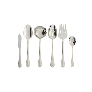 Lenox Oneida Juilliard 6 Piece Fine Flatware Serving Set Metallic, STAINLESS METAL 2273006A