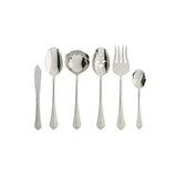 Oneida Juilliard 6-Piece Stainless Steel Serving Set - Mirror Finish, Rust Resistant