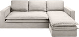 Davis DVI-002 37"H x 69"W x 45"D, 37"H x 34"W x 45"D, 19"H x 33"W x 24"D Sofa DVI-002  Upholstery: Light Beige Surya