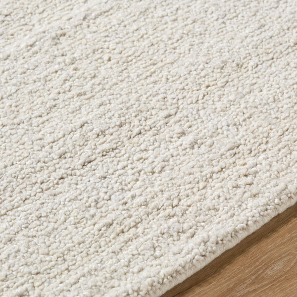 Surya Davala Luxurious 2' X 3' Handcrafted Wool Rug - Elegant Design, High Pile Comfort, Made In India Ivory Wool Dvl2301-1215