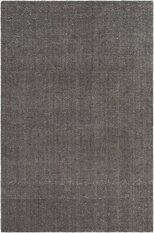 Surya Davala Luxurious 2' X 3' Handcrafted Wool Rug - Elegant Design, High Pile Comfort, Made In India Charcoal Wool Dvl2304-1215