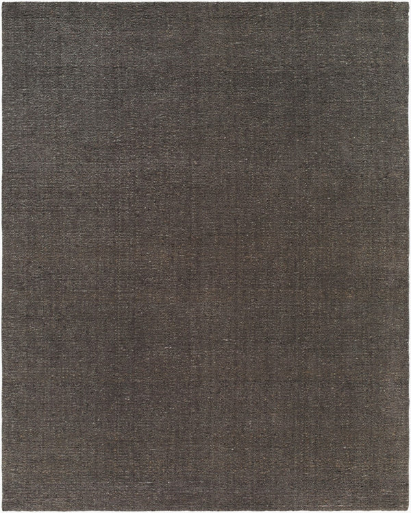 Surya Davala Luxurious 2' X 3' Handcrafted Wool Rug - Elegant Design, High Pile Comfort, Made In India Charcoal Wool Dvl2304-810