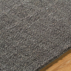 Surya Davala Luxurious 2' X 3' Handcrafted Wool Rug - Elegant Design, High Pile Comfort, Made In India Charcoal Wool Dvl2304-810