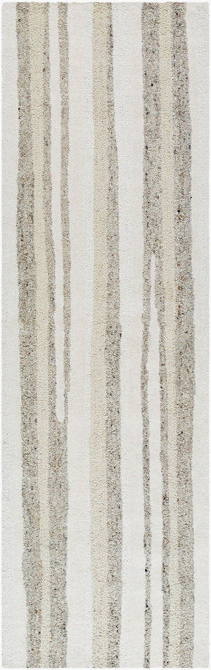 Livabliss Divine Handtufted Wool Area Rug Artisan Crafted for Living and Dining Spaces Ivory, Taupe 3' x 10' DVN2300-310