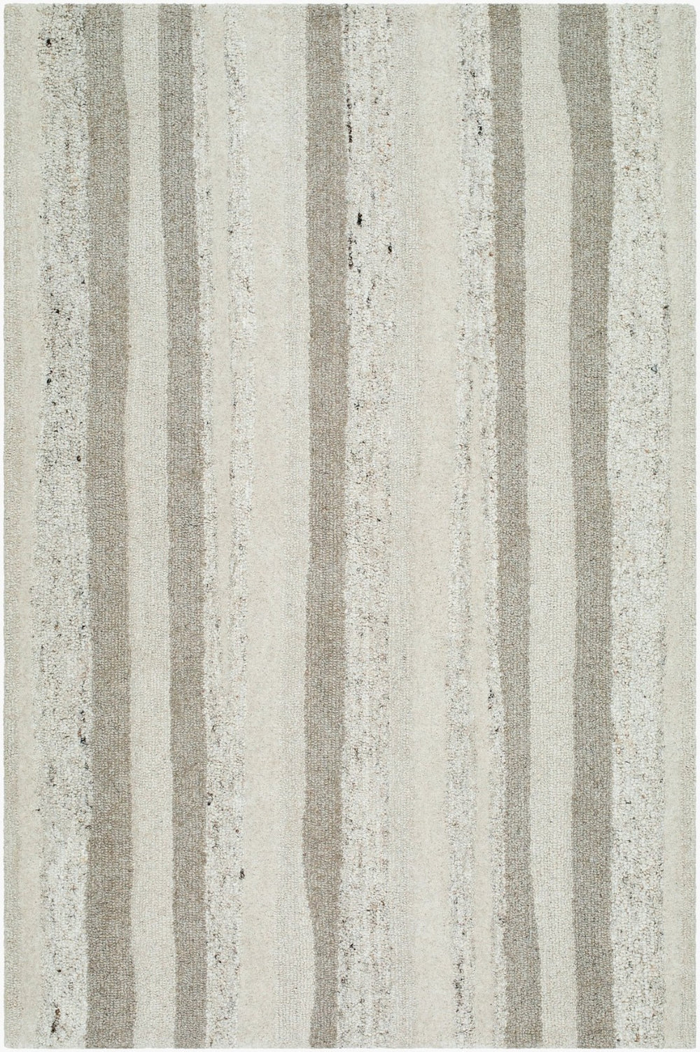 Livabliss Divine Hand Tufted Wool Area Rug for Living Room with Medium Pile Artisan Craft Ivory, Taupe 10' x 14' DVN2302-1014