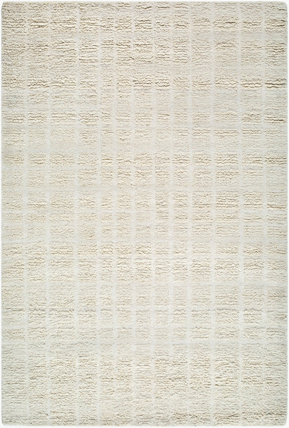 Livabliss Divine Hand Tufted Wool Area Rug Bohemian Global Pattern for Living Room Floors Ivory, Cream 9' x 12' DVN2305-912