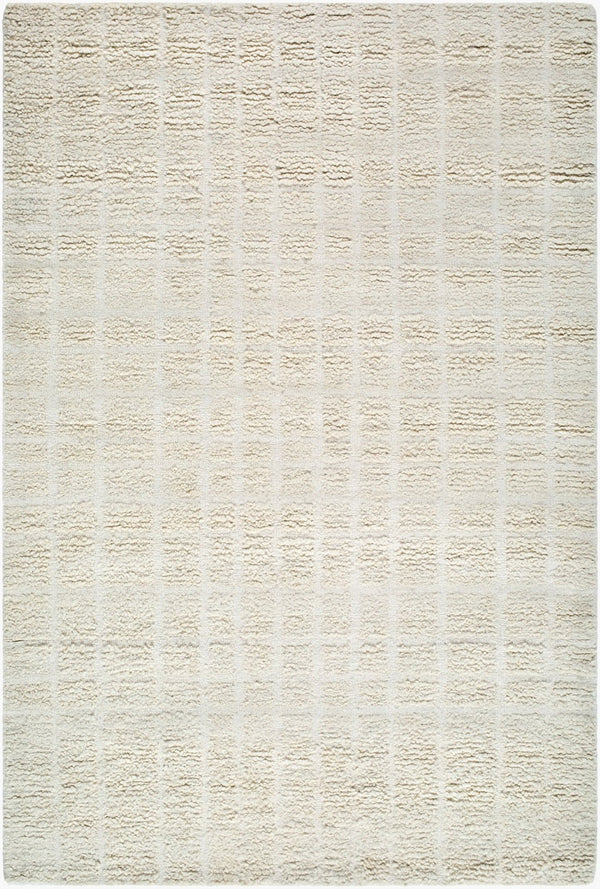 Livabliss Divine Hand Tufted Wool Area Rug Bohemian Global Pattern for Living Room Floors Ivory, Cream 9' x 12' DVN2305-912