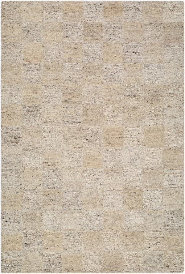Livabliss Divine Hand Tufted Wool Area Rug Bohemian Global Pattern for Living and Dining Rooms Sandstone, Ivor 5' x 7'6" DVN2306-576