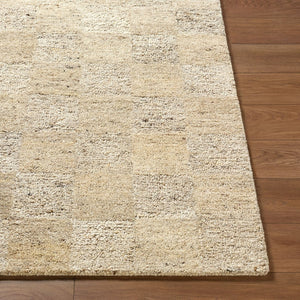 Livabliss Divine Hand Tufted Wool Area Rug Bohemian Global Pattern for Living and Dining Rooms Sandstone, Ivor 5' x 7'6" DVN2306-576