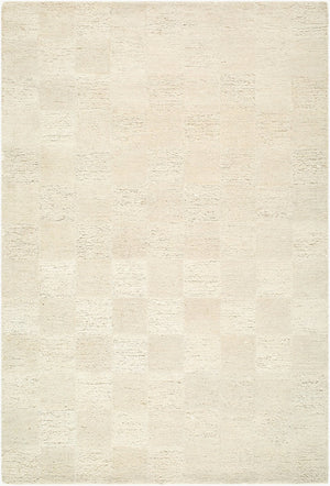 Livabliss Divine Hand Tufted Wool Area Rug Bohemian Global Pattern for Large Living Spaces Ivory, Cream 6' x 9' DVN2307-69