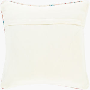 Surya Devonshire 18"X18" Elegant Cotton-polyester Accent Pillow For Timeless Home Décor Style Aqua Polyester,Cotton,Cotton Dvs002-1818
