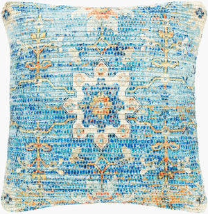Surya Devonshire Woven Square Accent Pillow Global Pattern Handcrafted Sofa Decor DVS003-1818D