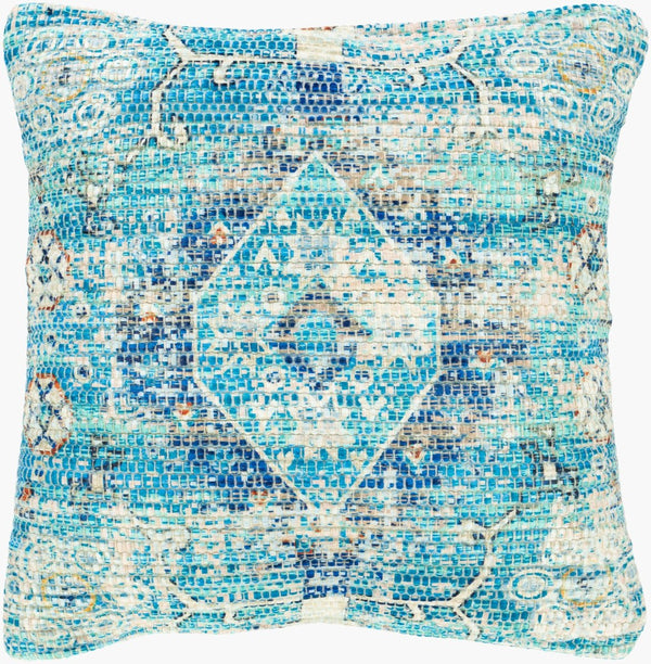 Surya Devonshire Classic Square Accent Pillow Cotton Blend for Sofas Beds and Armchairs DVS004-1818D