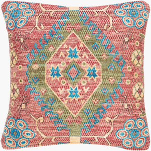 Surya Devonshire Woven Cotton Polyester Accent Pillow Global Motif Bohemian Sofa Decor DVS005-1818