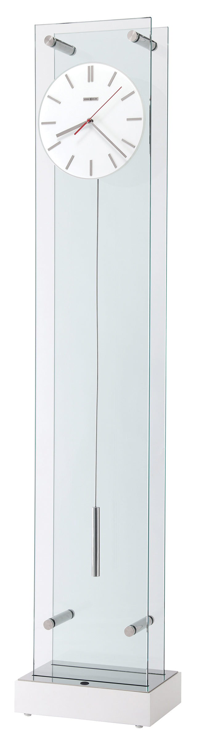 Hekman Furniture 611319 Echo Ii Modern Pendulum Clock With Adjustable Led Lighting And Stylish Tempered Glass Design Gloss Black Echo Grandfather Clock 611318