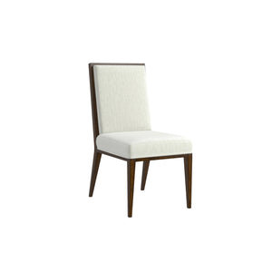 A.R.T. Furniture Eave Elegant Upholstered Side Chair In Ivory Polyester With Stylish Tapered Legs For Timeless Decor - Set Of 2 Off,White Material(S), Poplar And Parawood Solids 336206-1860