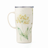 Lenox Butterfly Meadow Yellow Flowers Stainless Steel Car Coffee Mug Yellow, YELLOW METAL 895751