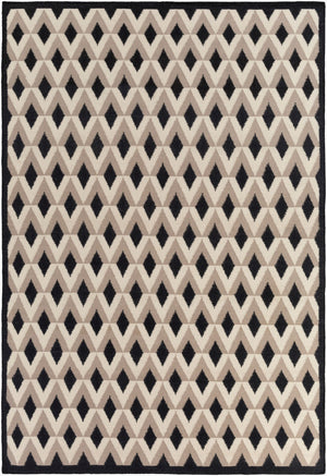 Surya Dwell D Dwd-1000 Handmade 2'6" X 8' Wool Rug - Durable, Modern Decor, No Pile, Spot Clean, Warranty Black Wool Dwd1000-811
