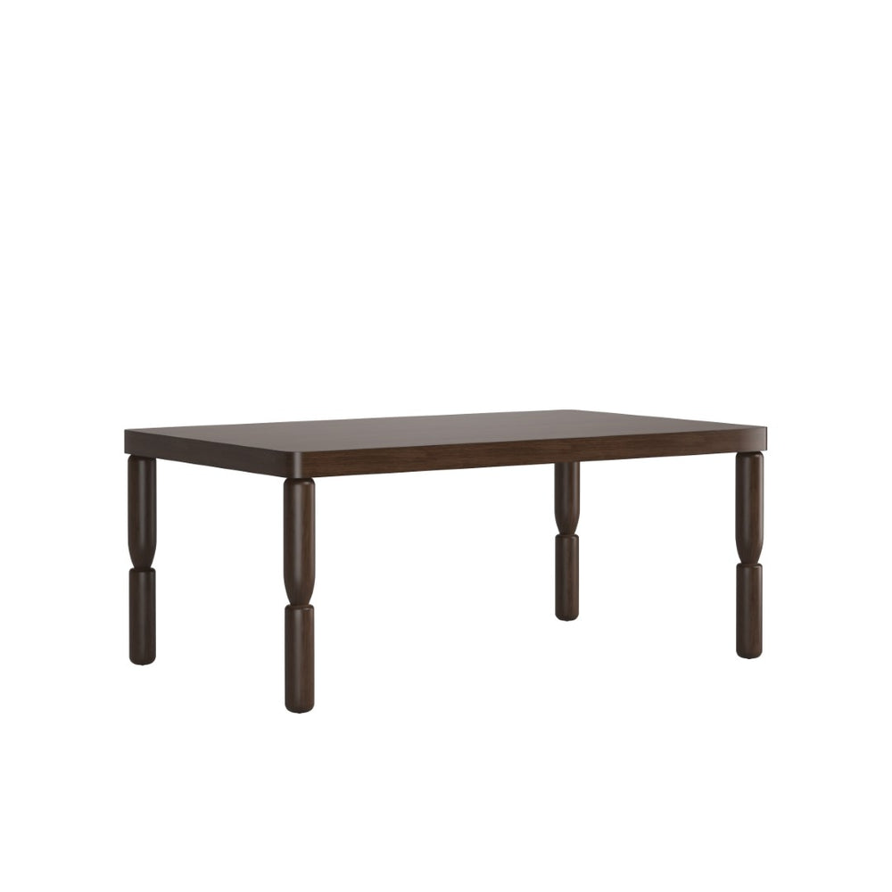 A.R.T. Furniture Verge Rectangular Dining Table – Handcrafted Walnut, Extensible Design, Modern Elegance for Gatherings 337221-1960