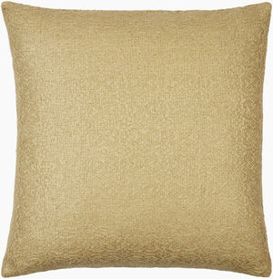 Surya Dwight Luxurious 18"L X 18"W Accent Pillow – Elegant Design, Soft Linen-cotton Blend For Home Decor Light Olive Linen,Cotton,Viscose,Cotton Dwg001-2222p