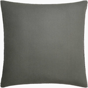 Surya Dwight Luxurious 18"L X 18"W Accent Pillow – Elegant Design, Soft Linen-cotton Blend For Home Decor Olive Linen,Cotton,Viscose,Cotton Dwg006-1818p