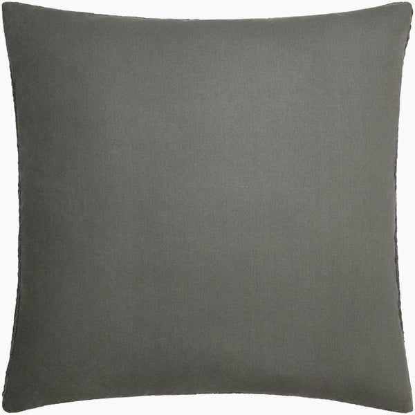 Surya Dwight Luxurious 18"L X 18"W Accent Pillow – Elegant Design, Soft Linen-cotton Blend For Home Decor Olive Linen,Cotton,Viscose,Cotton Dwg006-1818p